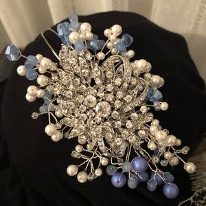 Bridal Headpiece with Bird Cage